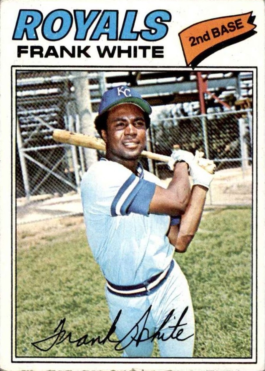 1977 Topps #117 Frank White, Kansas City Royals