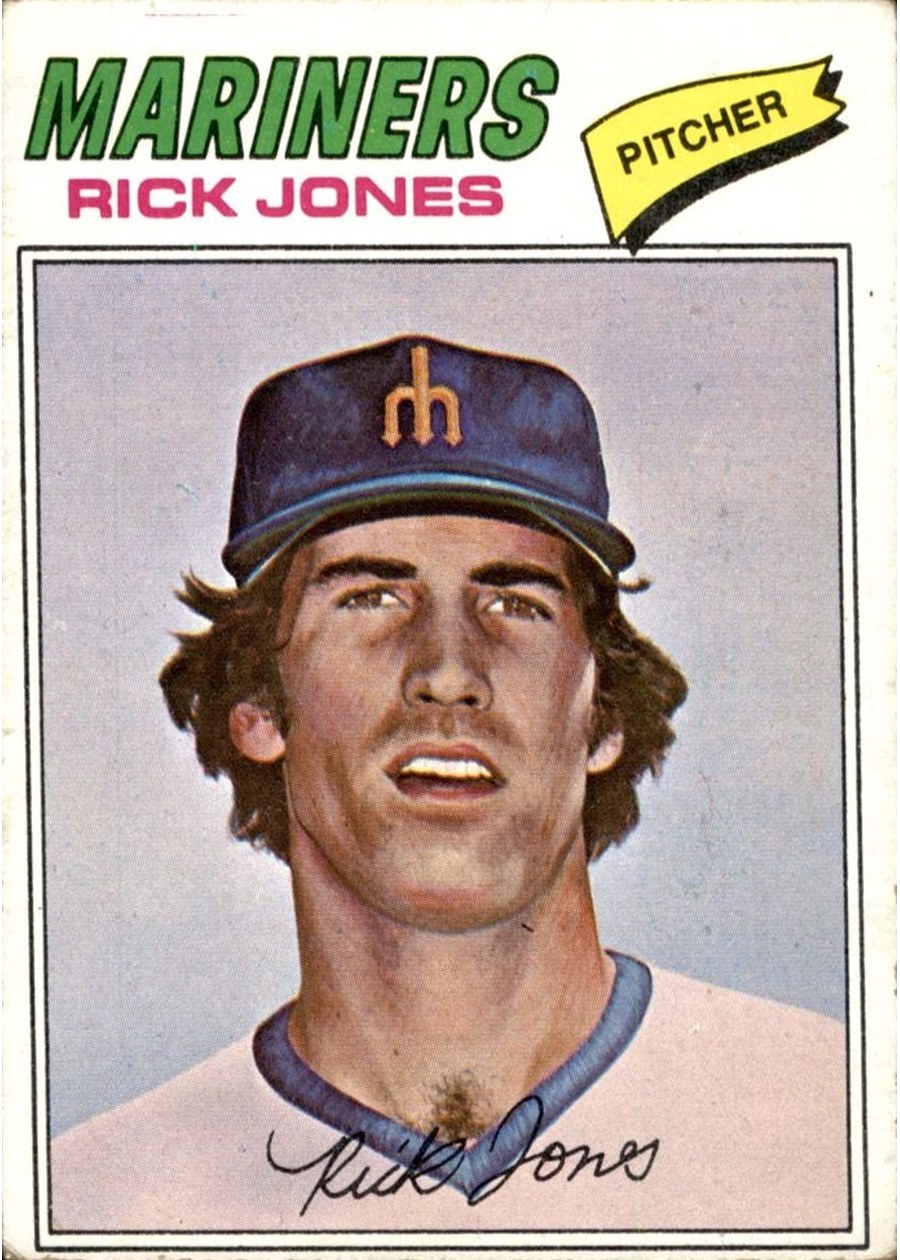 1977 Topps #118 Rick Jones, Seattle Mariners