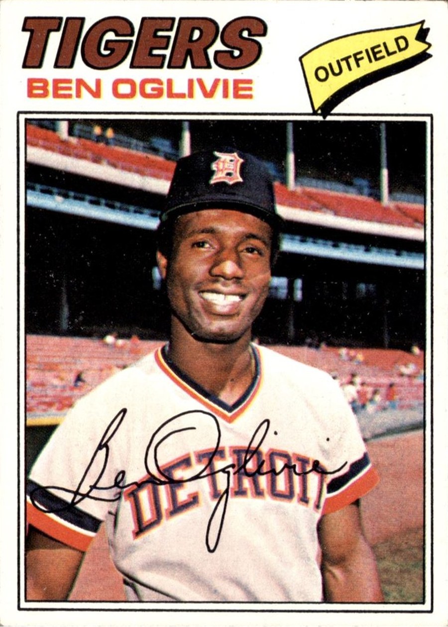 1977 Topps #122 Ben Oglivie, Detroit Tigers