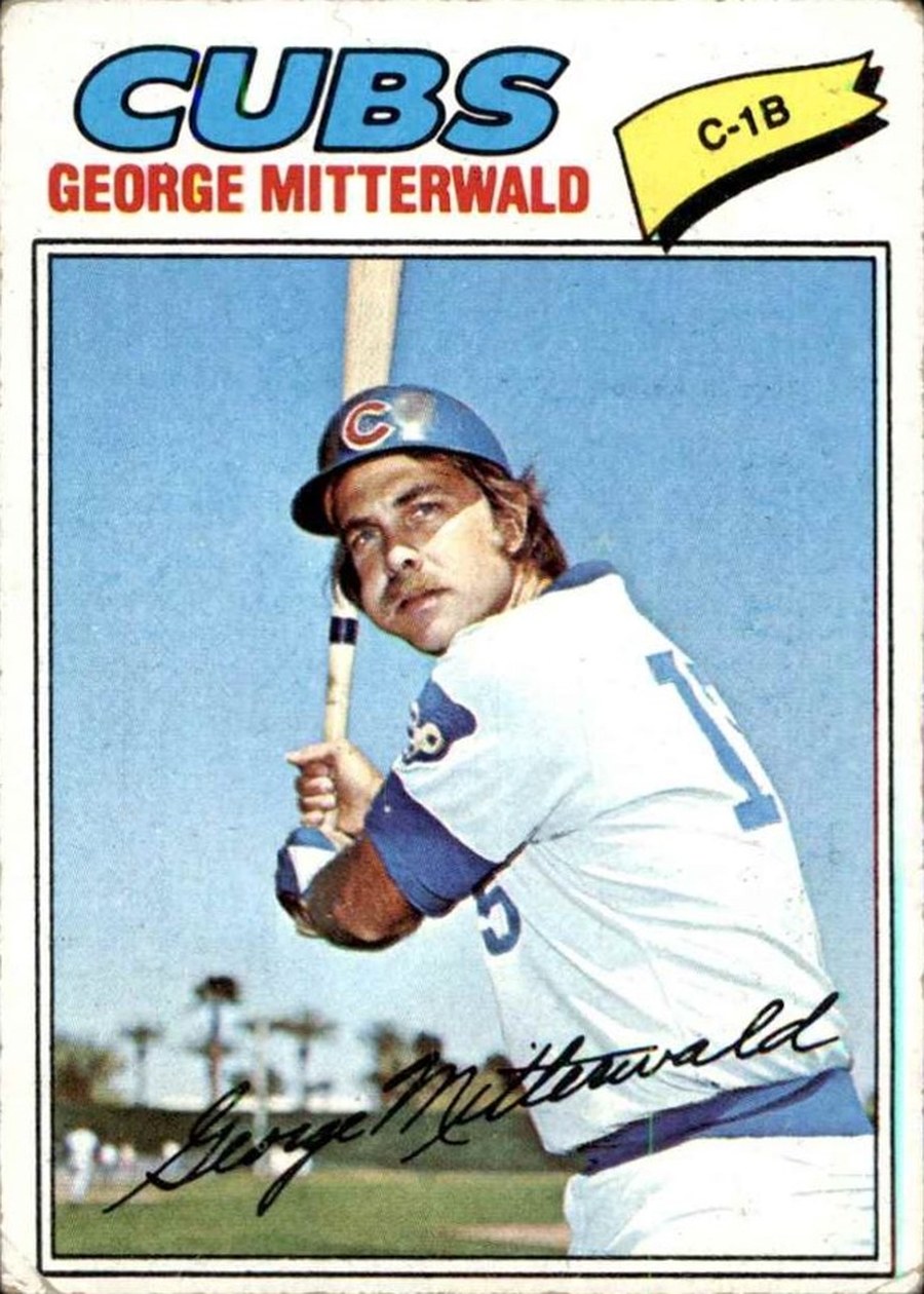 1977 Topps #124 George Mitterwald, Chicago Cubs