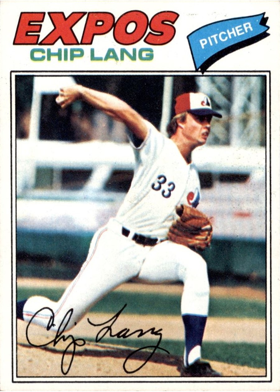 1977 Topps #132 Chip Lang, Montreal Expos