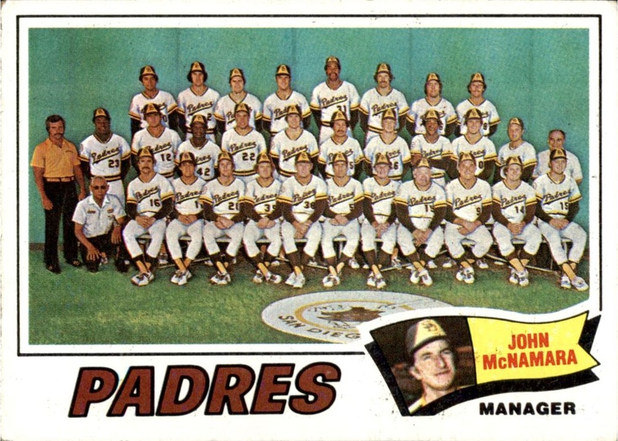 1977 Topps #134 San Diego Padres Team