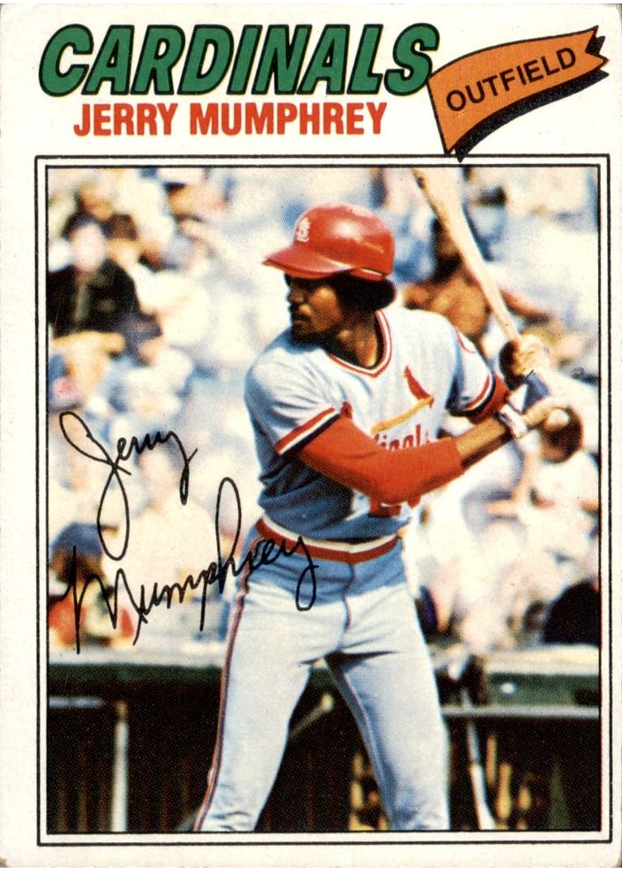 1977 Topps #136 Jerry Mumphrey, St. Louis Cardinals