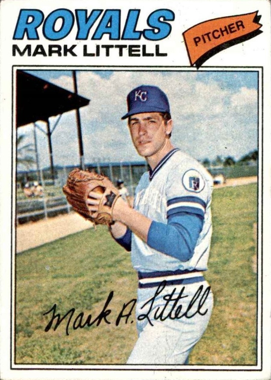 1977 Topps #141 Mark Littell, Kansas City Royals