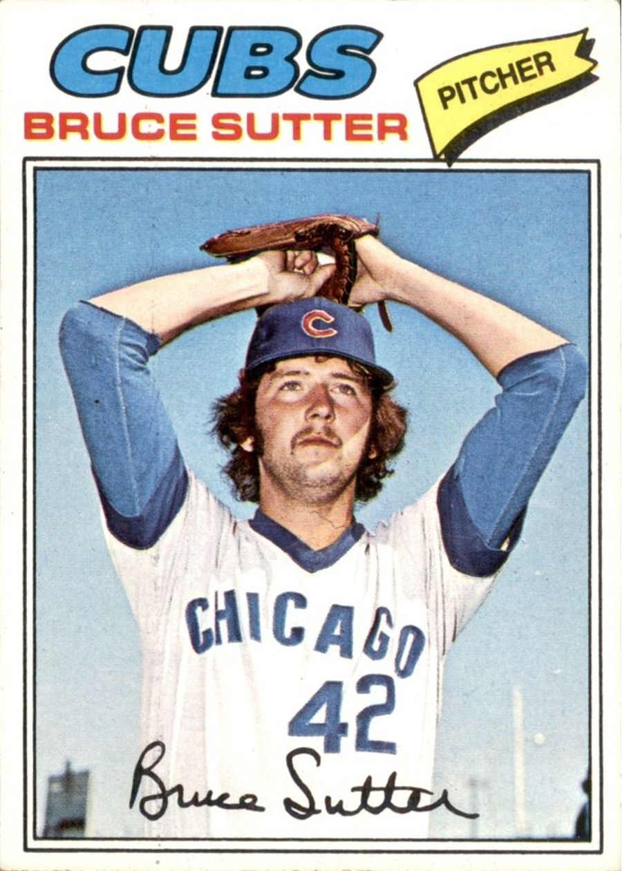 1977 Topps #144 Bruce Sutter, Chicago Cubs