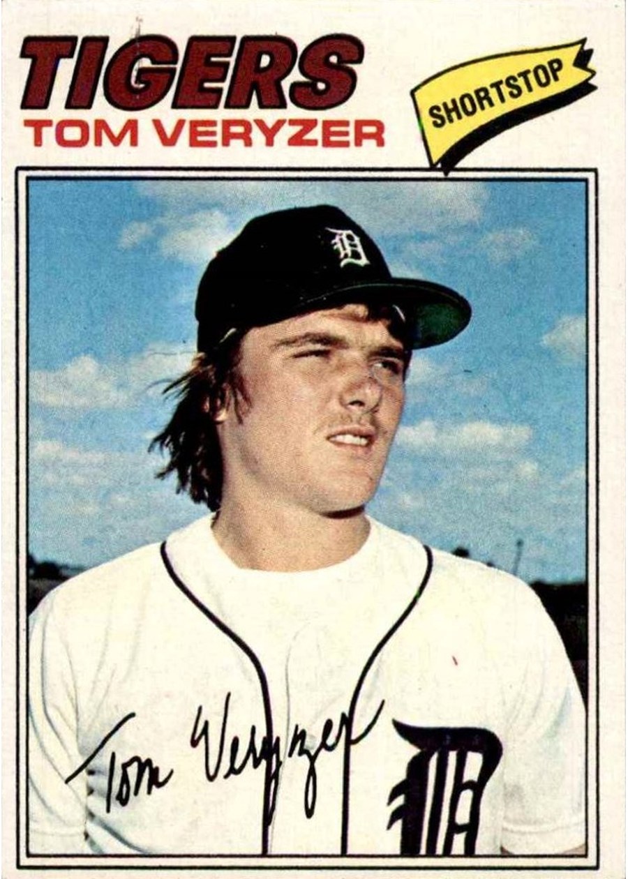1977 Topps #145 Tom Veryzer, Detroit Tigers