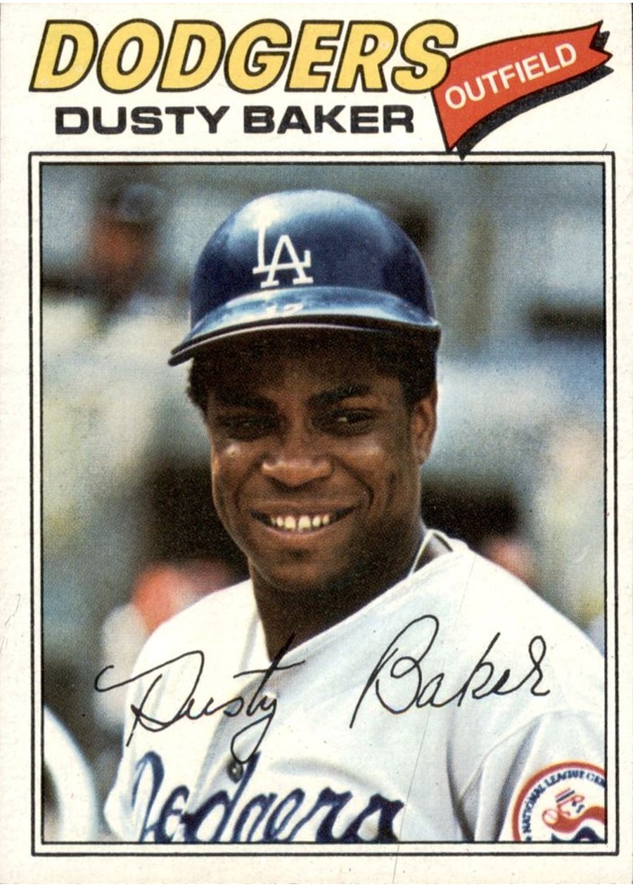 1977 Topps #146 Dusty Baker, Los Angeles Dodgers