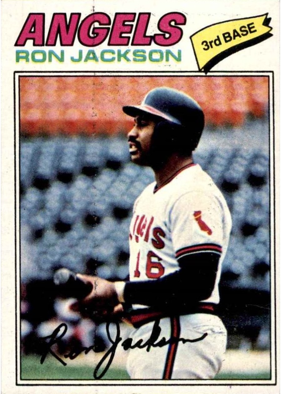 1977 Topps #153 Ron Jackson, California Angels