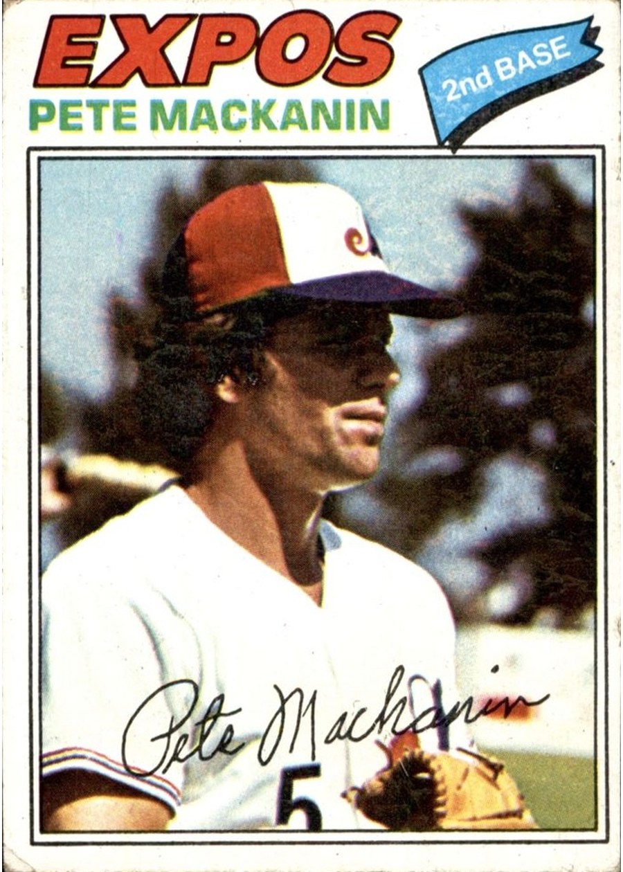 1977 Topps #156 Pete Mackanin, Montreal Expos