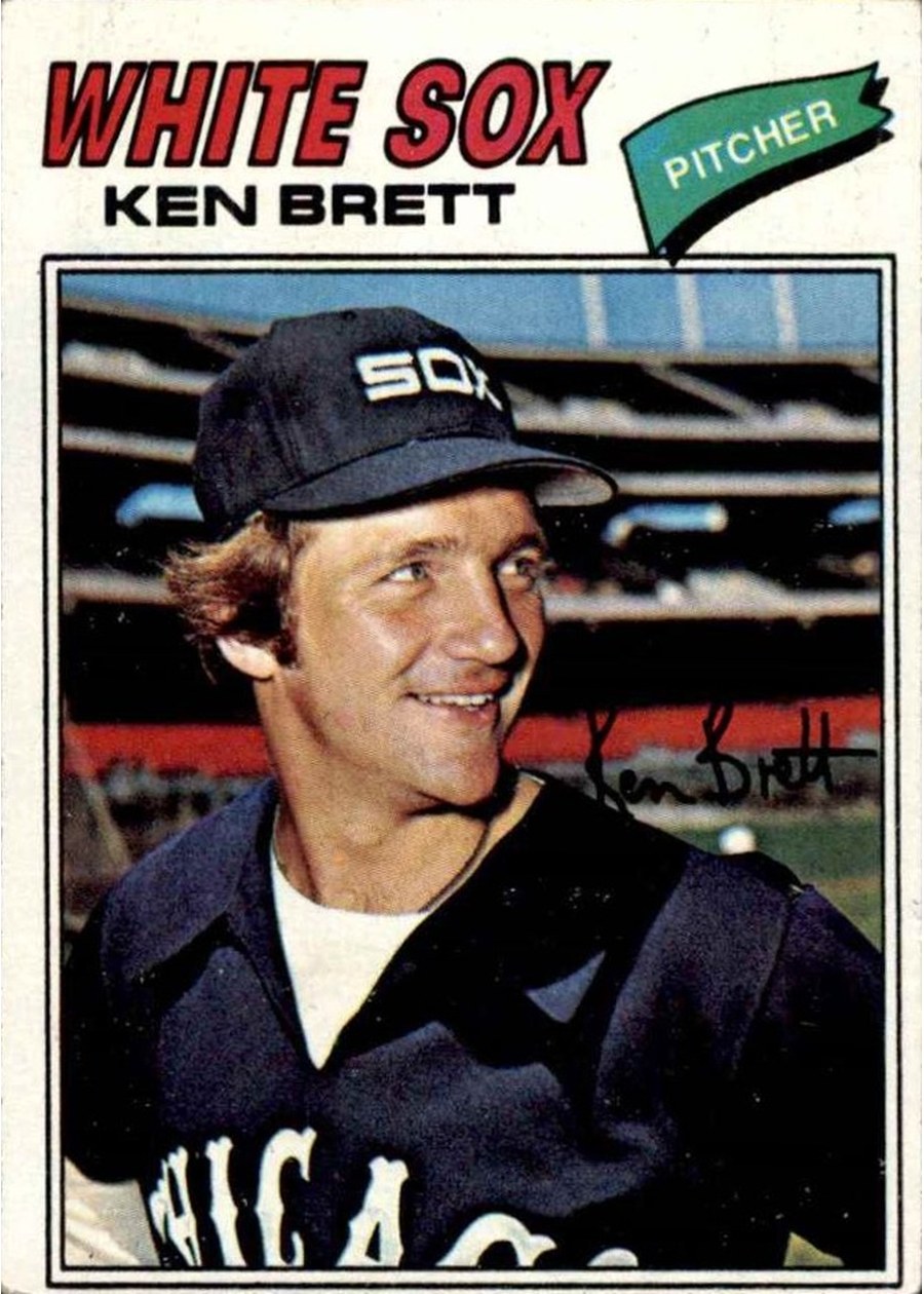 1977 Topps #157 Ken Brett, Chicago White Sox