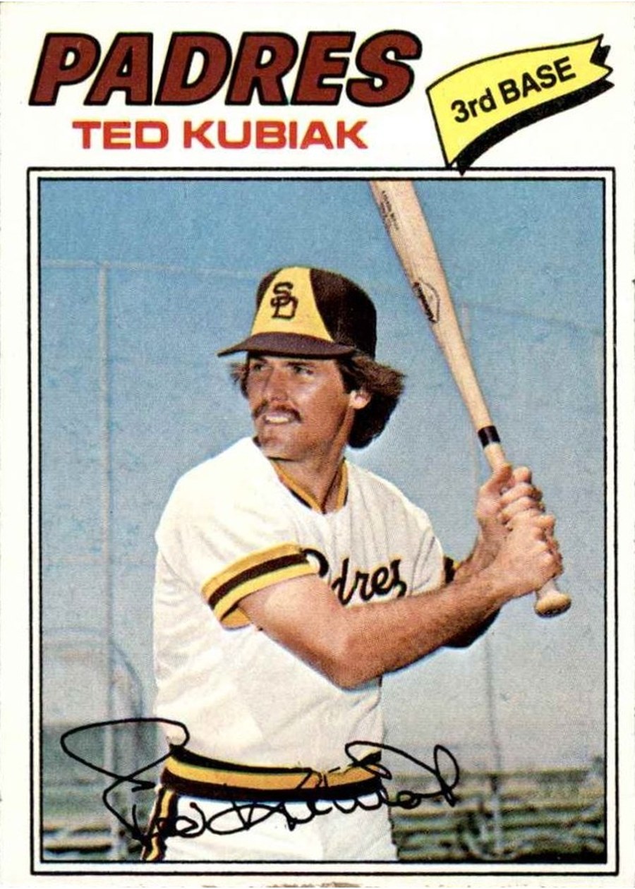 1977 Topps #158 Ted Kubiak, San Diego Padres