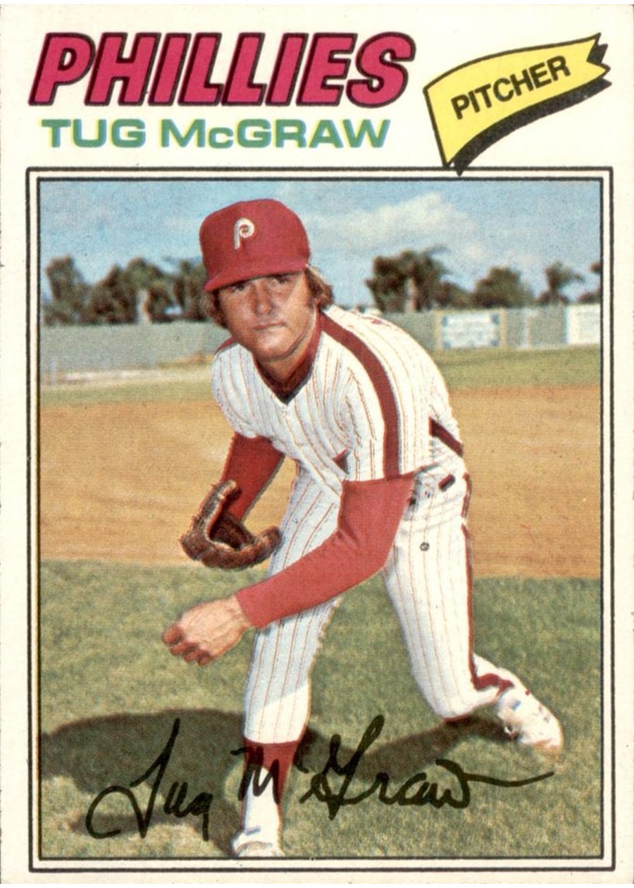 1977 Topps #164 Tug McGraw, Philadelphia Phillies