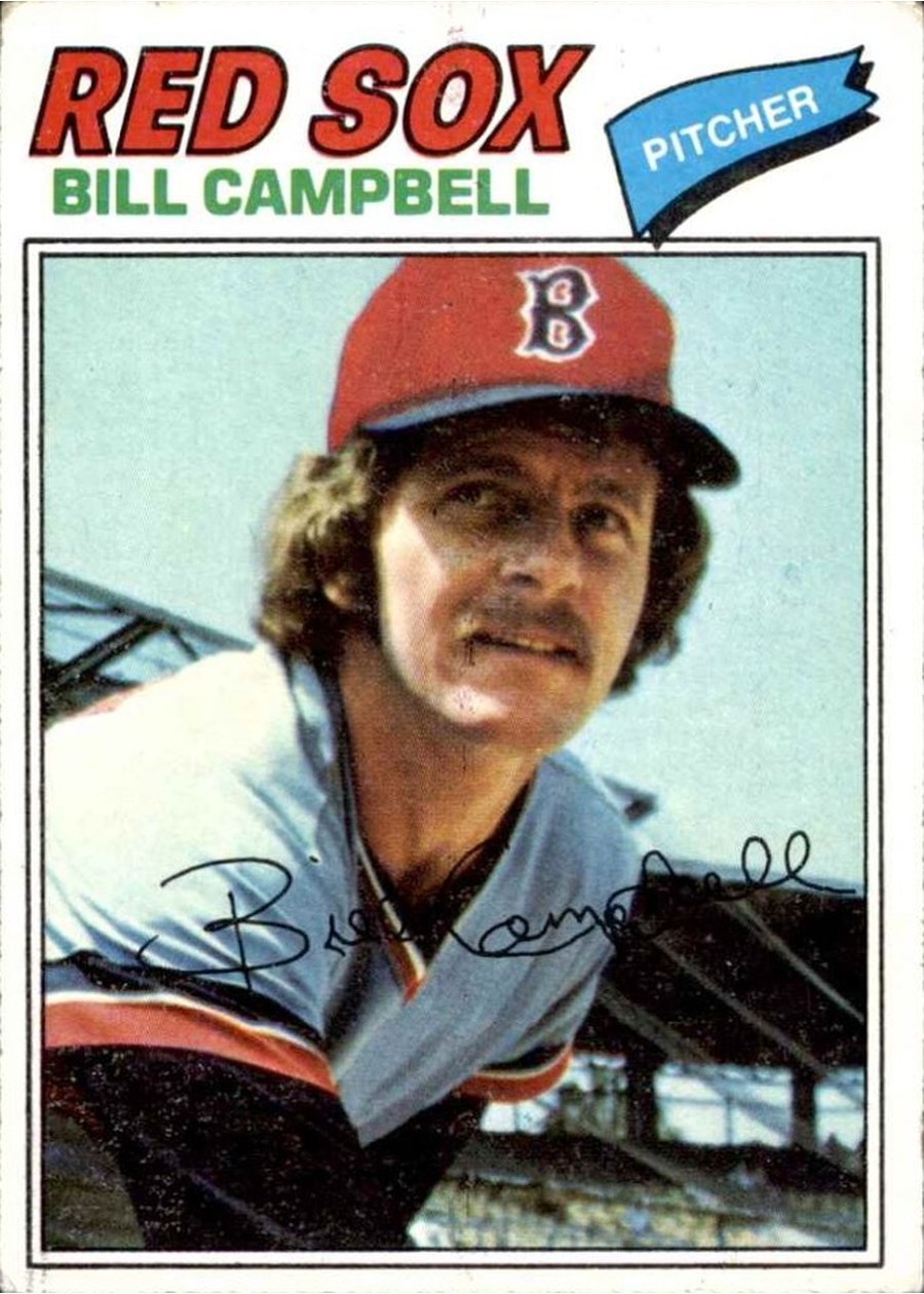 1977 Topps #166 Bill Campbell, Boston Red Sox