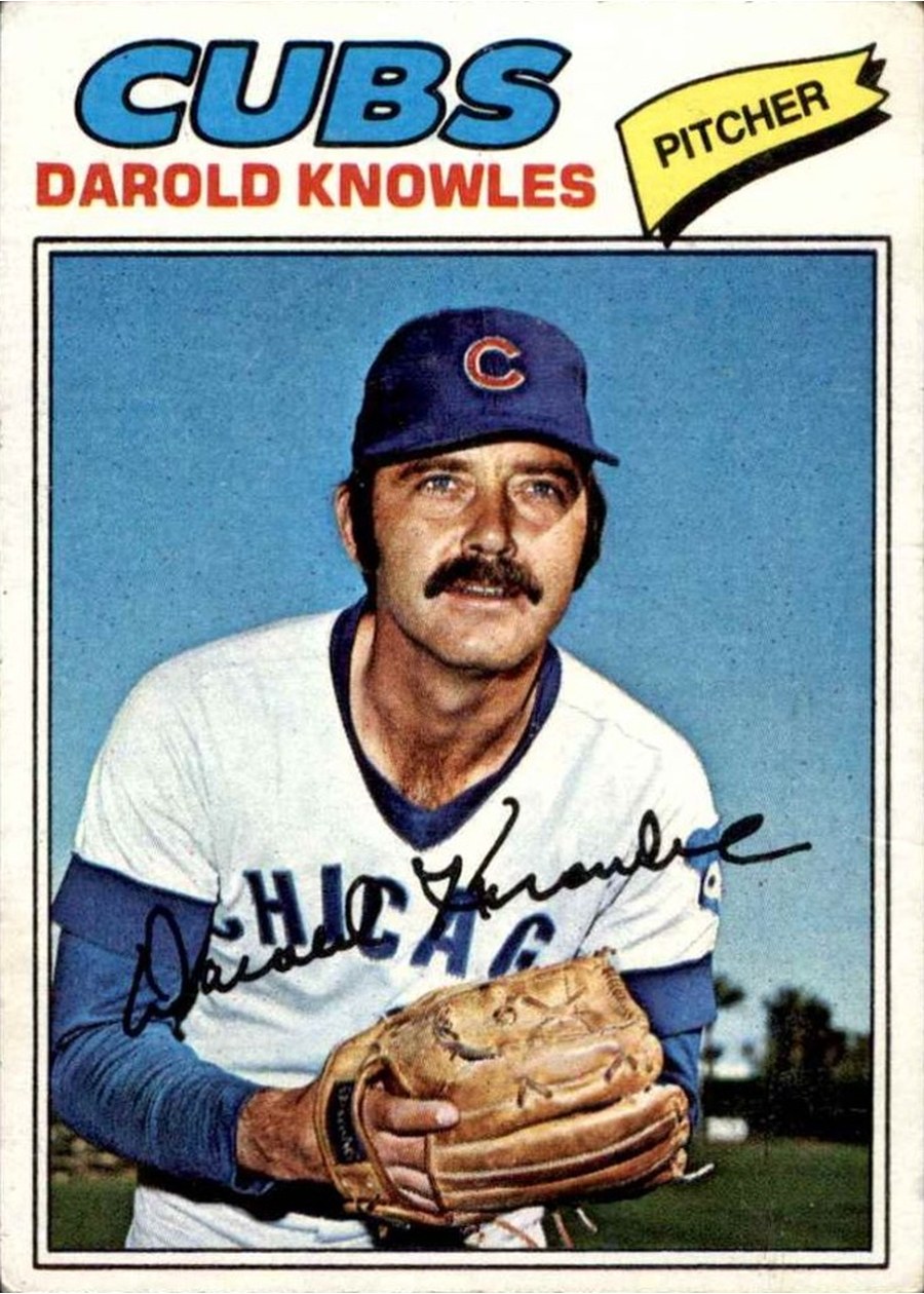 1977 Topps #169 Darold Knowles, Chicago Cubs