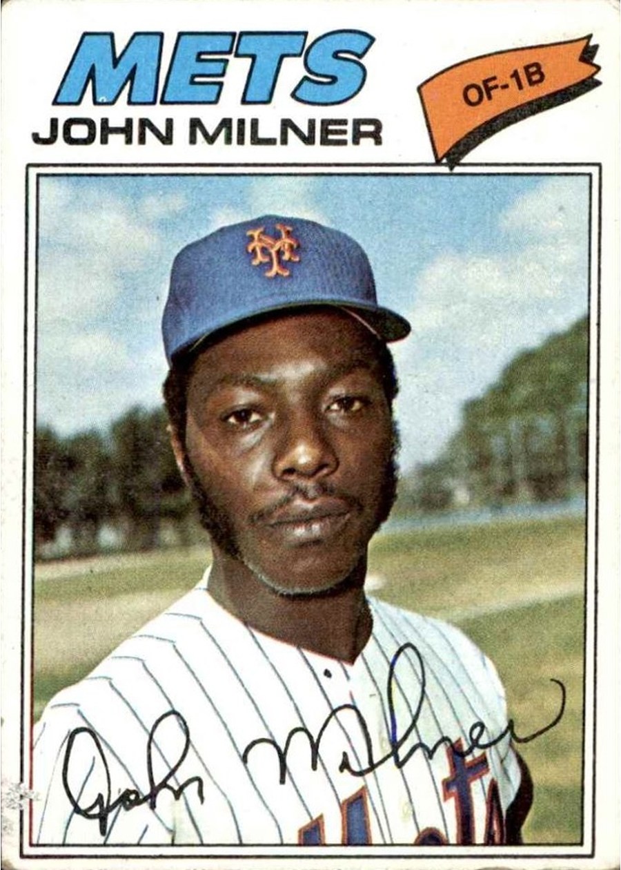 1977 Topps #172 John Milner, New York Mets