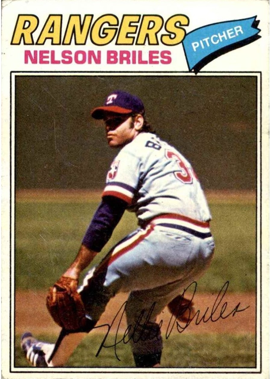 1977 Topps #174 Nelson Briles, Texas Rangers