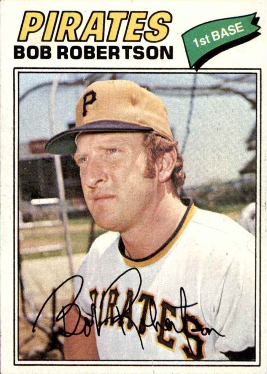 1977 Topps #176 Bob Robertson, Pittsburgh Pirates