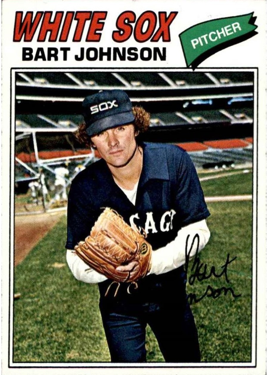 1977 Topps #177 Bart Johnson, Chicago White Sox