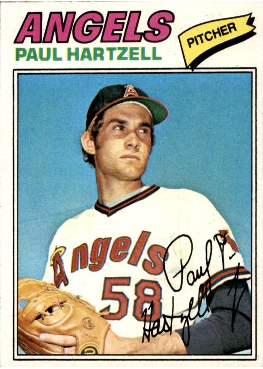 1977 Topps #179 Paul Hartzell, California Angels