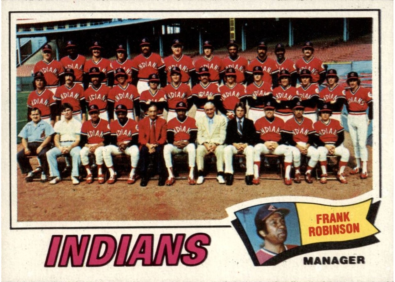 1977 Topps #18 Cleveland Indians Team