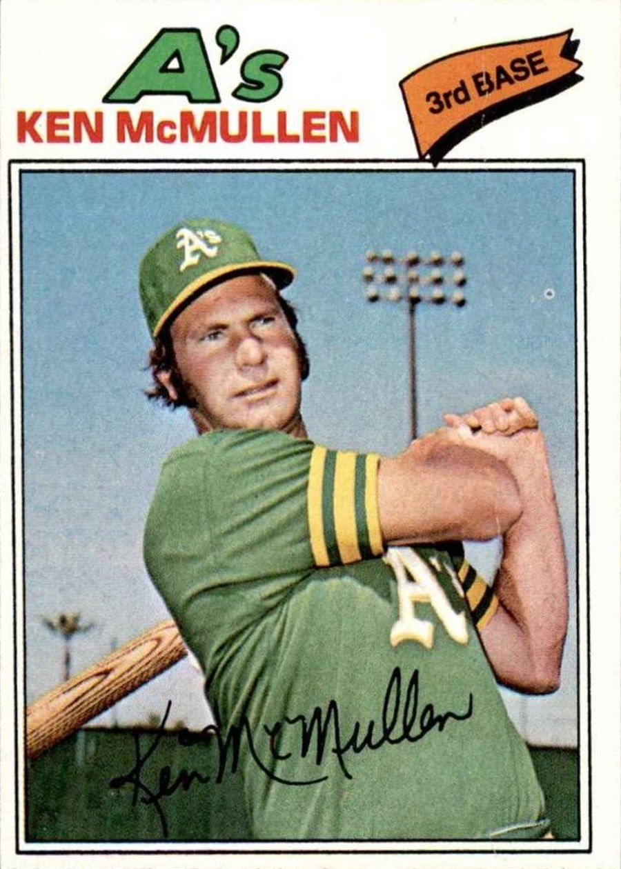 1977 Topps #181 Ken McMullen, Oakland Athletics