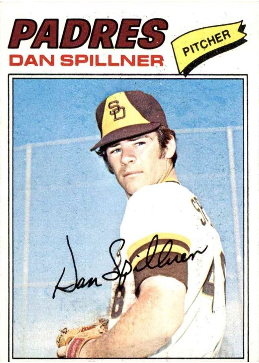 1977 Topps #182 Dan Spillner, San Diego Padres