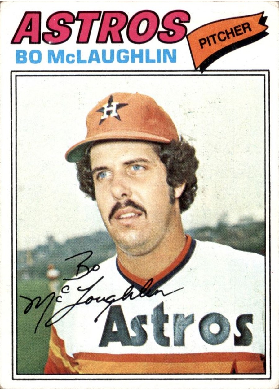 1977 Topps #184 Bo McLaughlin, Houston Astros