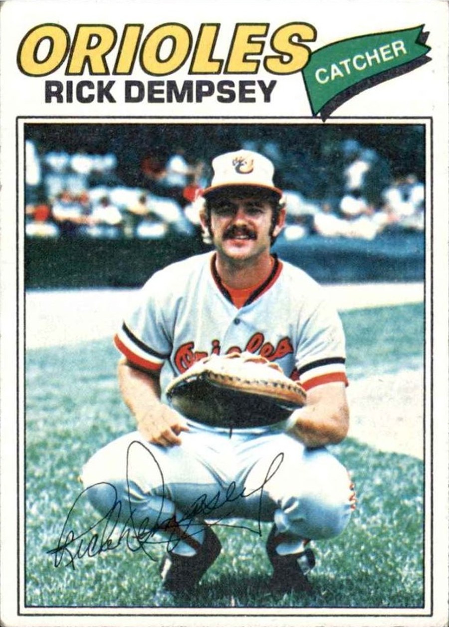 1977 Topps #189 Rick Dempsey, Baltimore Orioles