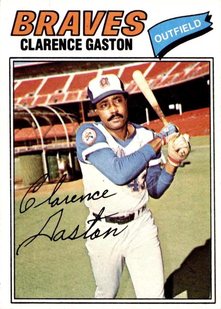 1977 Topps #192 Clarence Gaston, Atlanta Braves