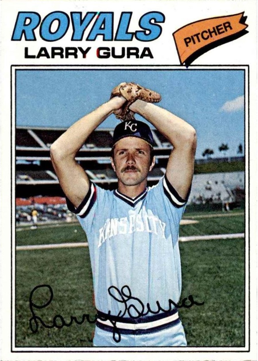 1977 Topps #193 Larry Gura, Kansas City Royals