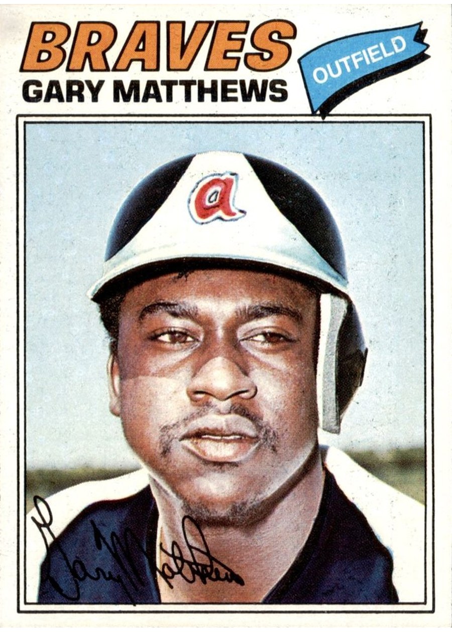 1977 Topps #194 Gary Matthews, Atlanta Braves