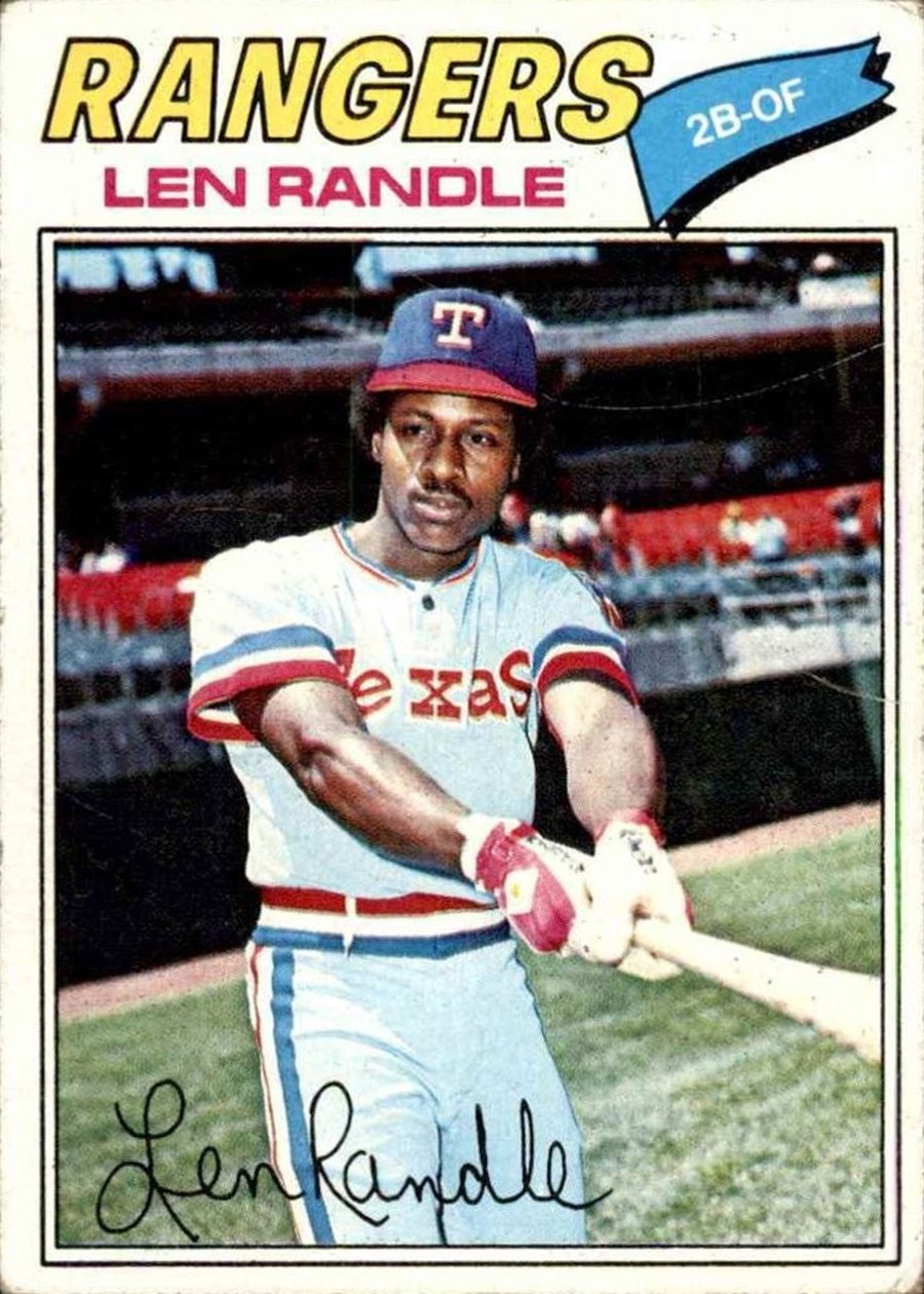 1977 Topps #196 Len Randle, Texas Rangers