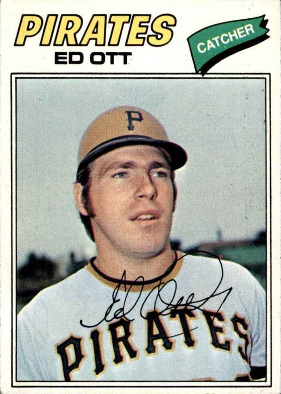 1977 Topps #197 Ed Ott, Pittsburgh Pirates