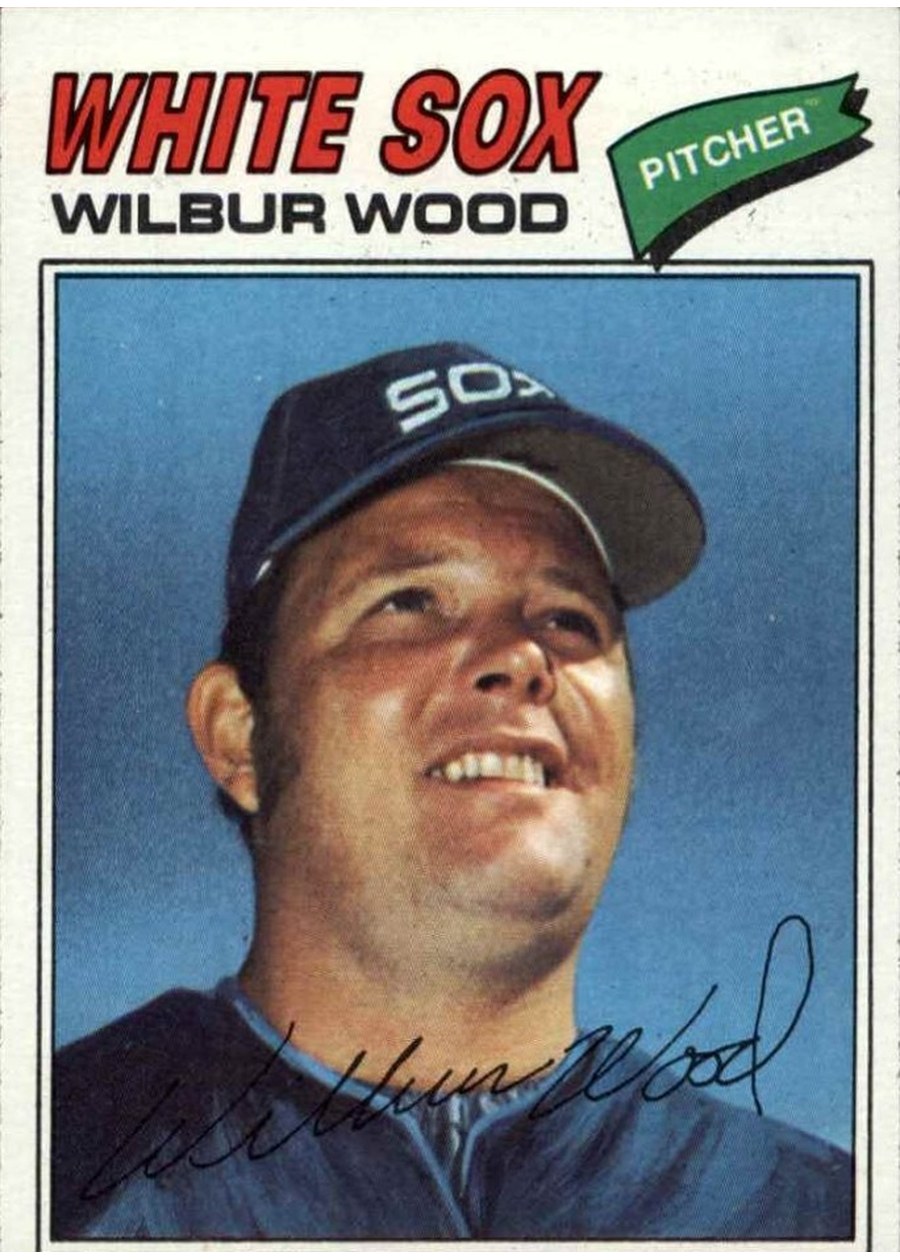 1977 Topps #198 Wilbur Wood, Chicago White Sox