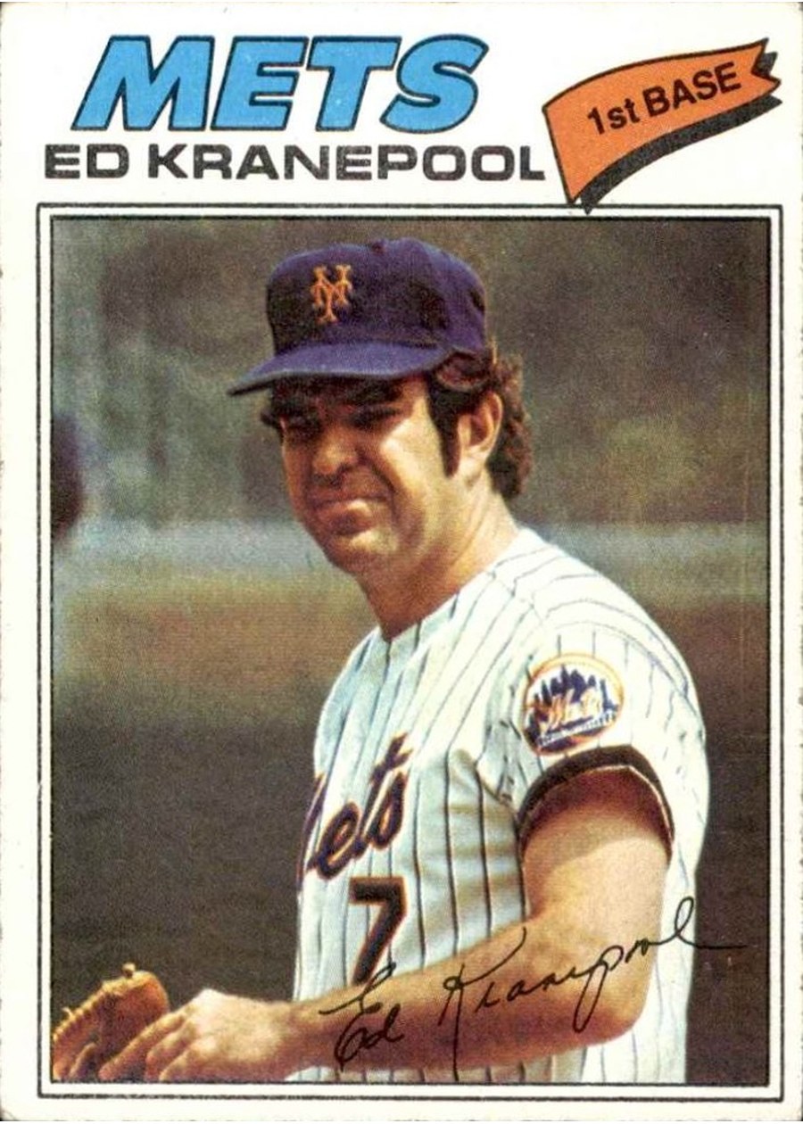1977 Topps #201 Ed Kranepool, New York Mets