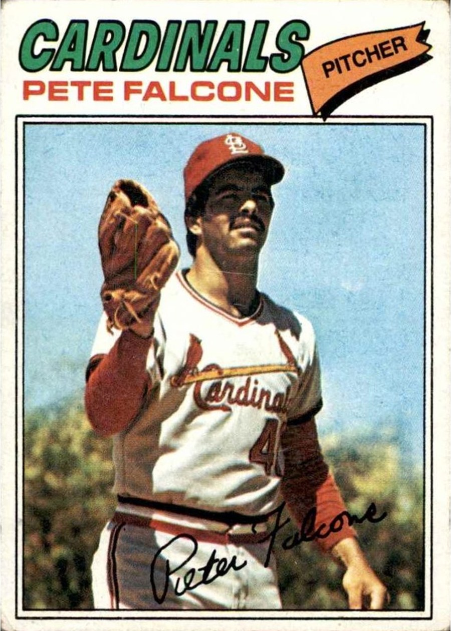 1977 Topps #205 Pete Falcone, St. Louis Cardinals