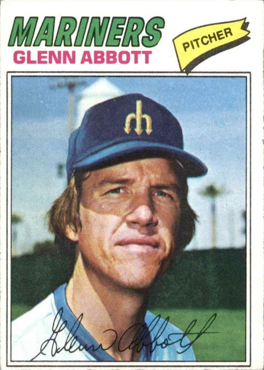 1977 Topps #207 Glenn Abbott, Seattle Mariners