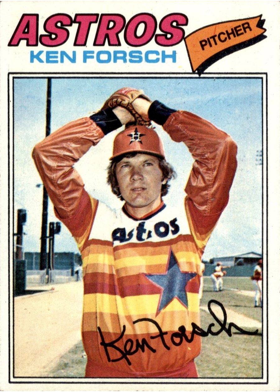 1977 Topps #21 Ken Forsch, Houston Astros