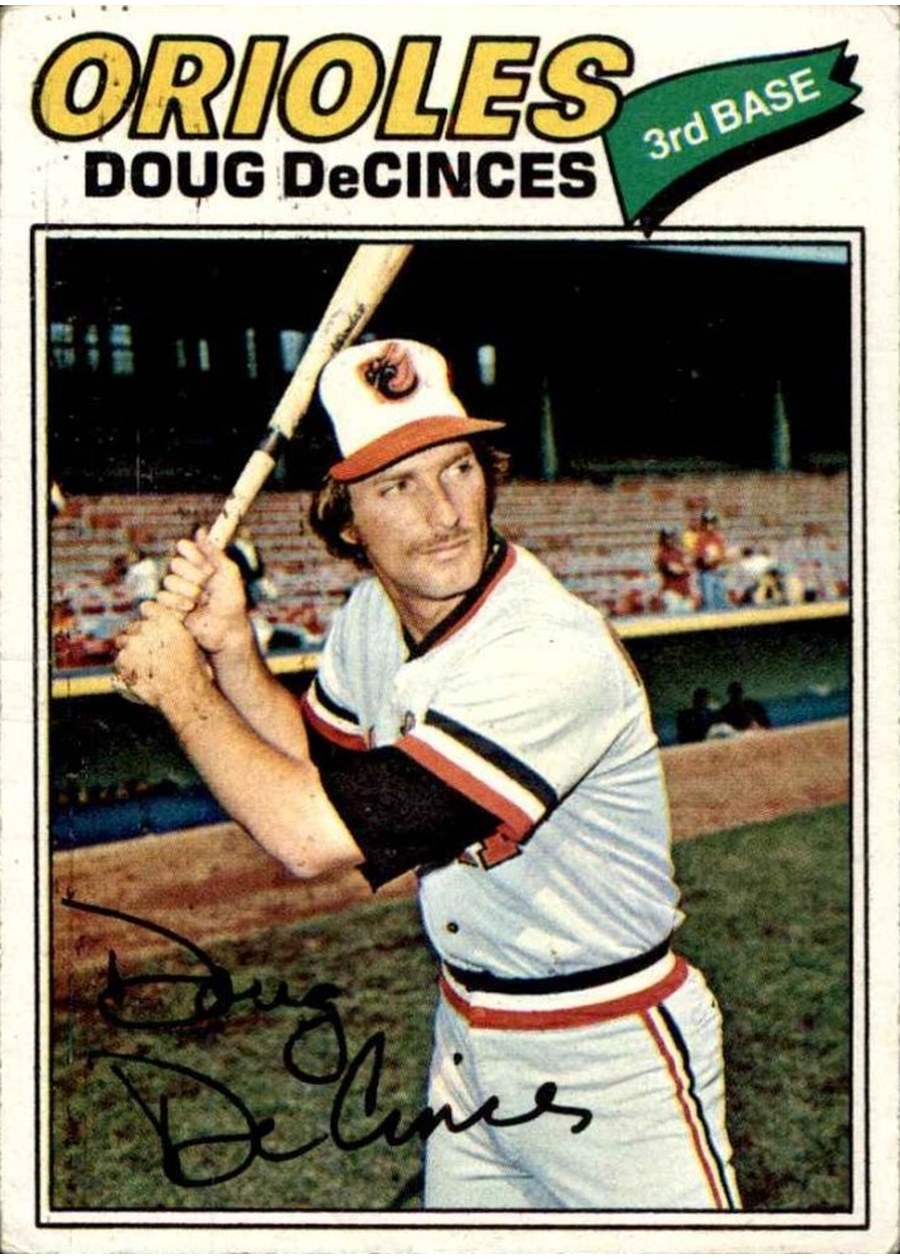 1977 Topps #216 Doug DeCinces, Baltimore Orioles