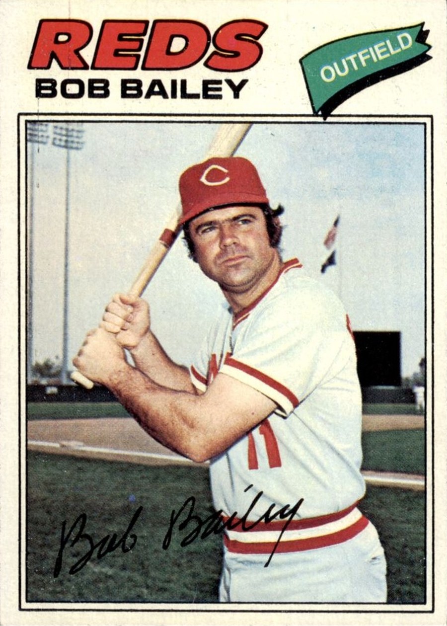 1977 Topps #221 Bob Bailey, Cincinnati Reds