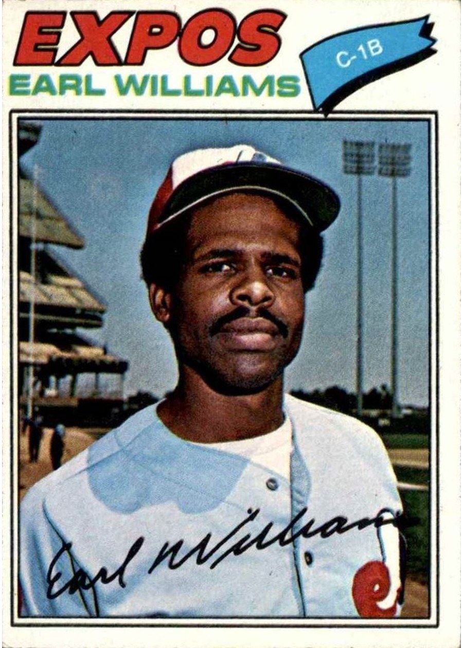 1977 Topps #223 Earl Williams, Montreal Expos