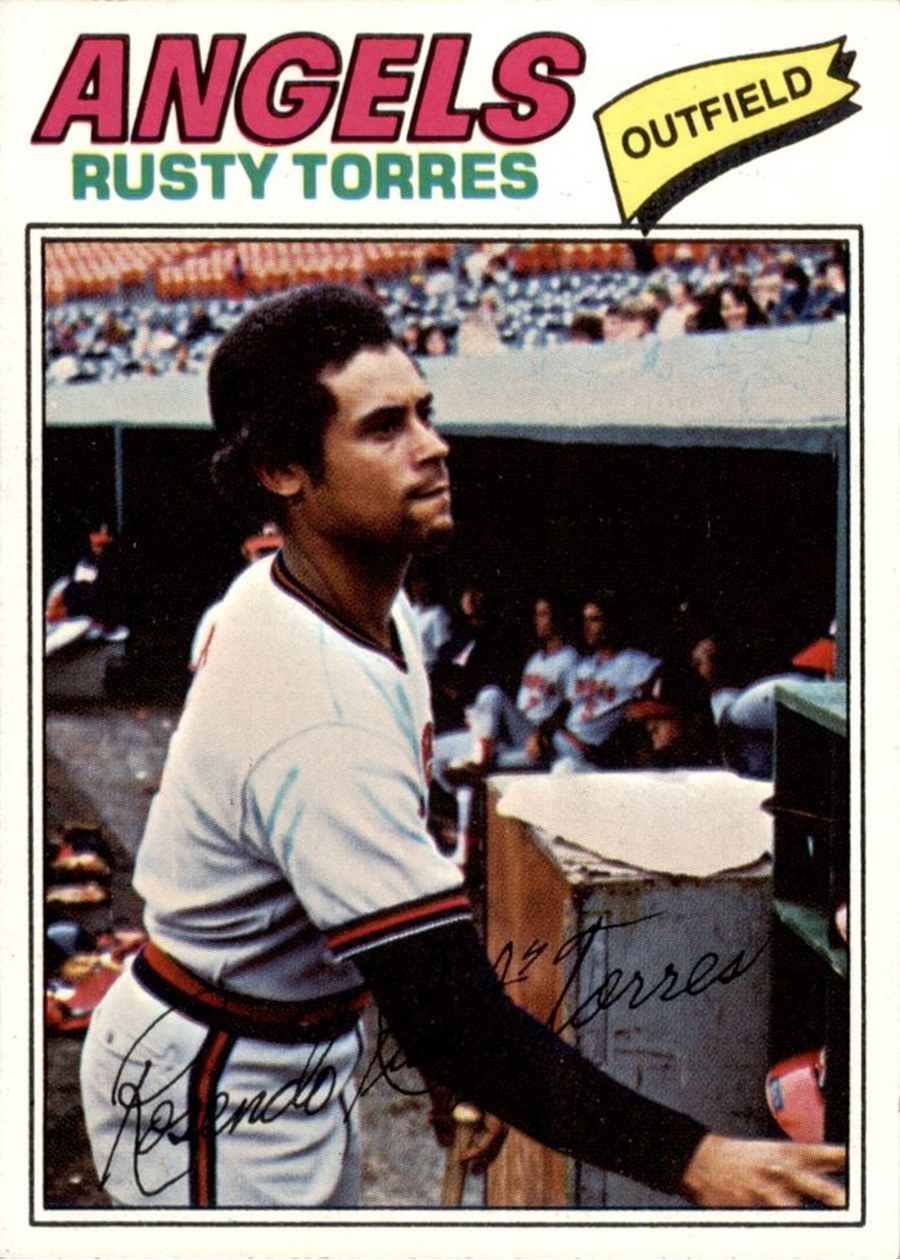 1977 Topps #224 Rusty Torres, California Angels