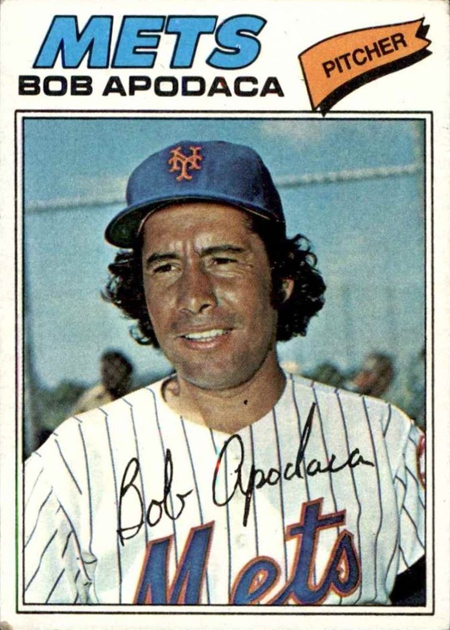1977 Topps #225 Bob Apodaca, New York Mets