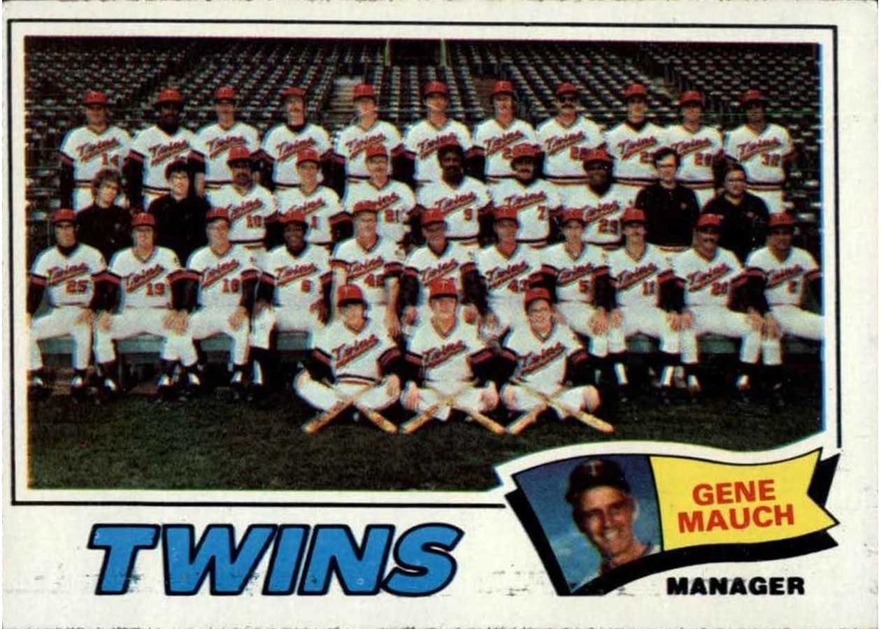 1977 Topps #228 Minnesota Twins Team
