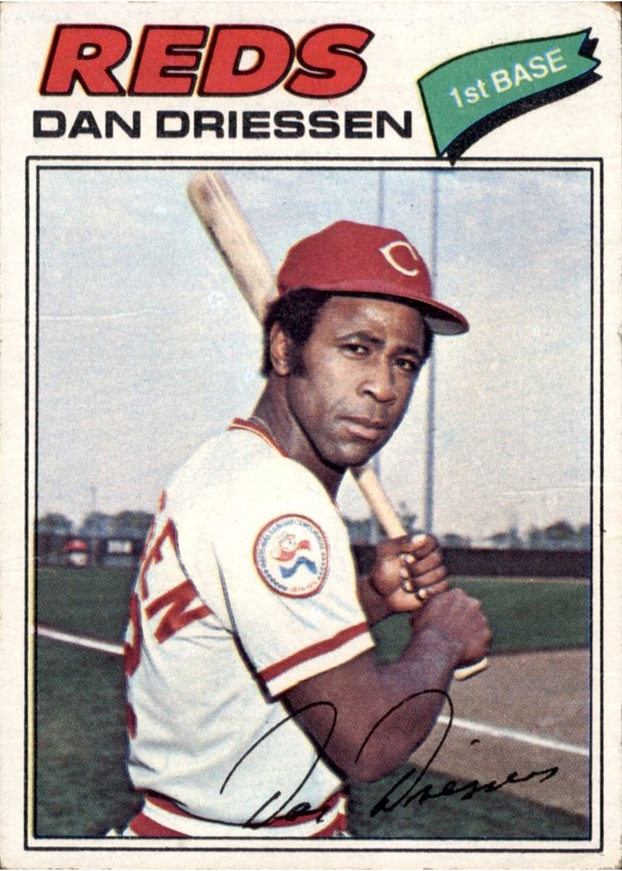 1977 Topps #23 Dan Driessen, Cincinnati Reds