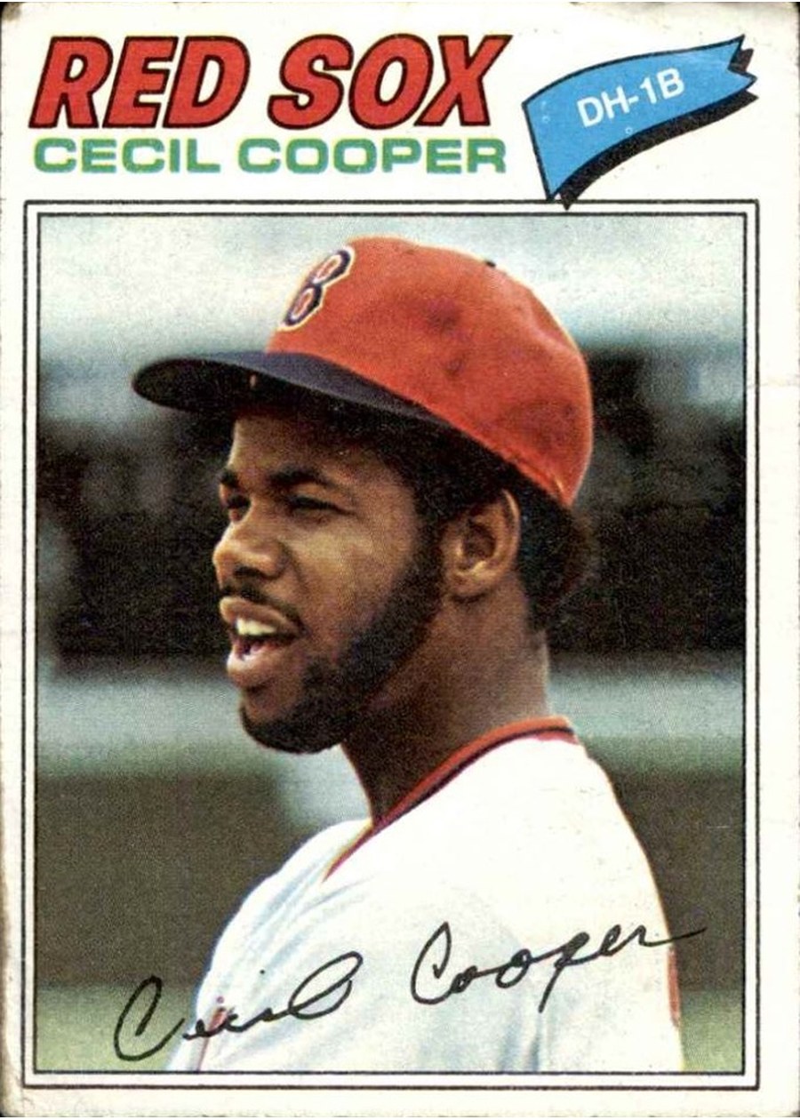 1977 Topps #235 Cecil Cooper, Boston Red Sox
