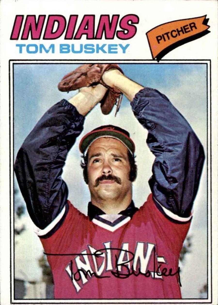 1977 Topps #236 Tom Buskey, Cleveland Indians