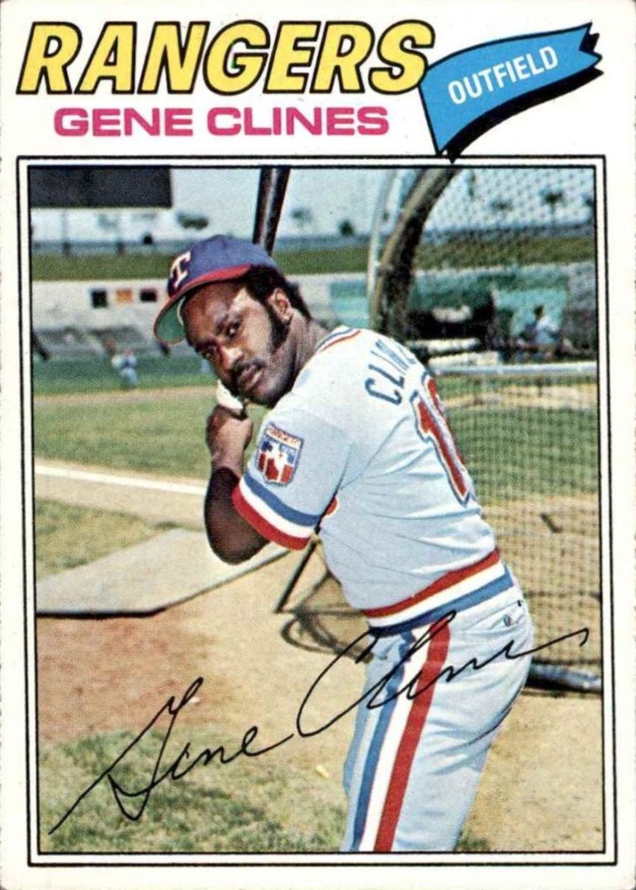 1977 Topps #237 Gene Clines, Texas Rangers