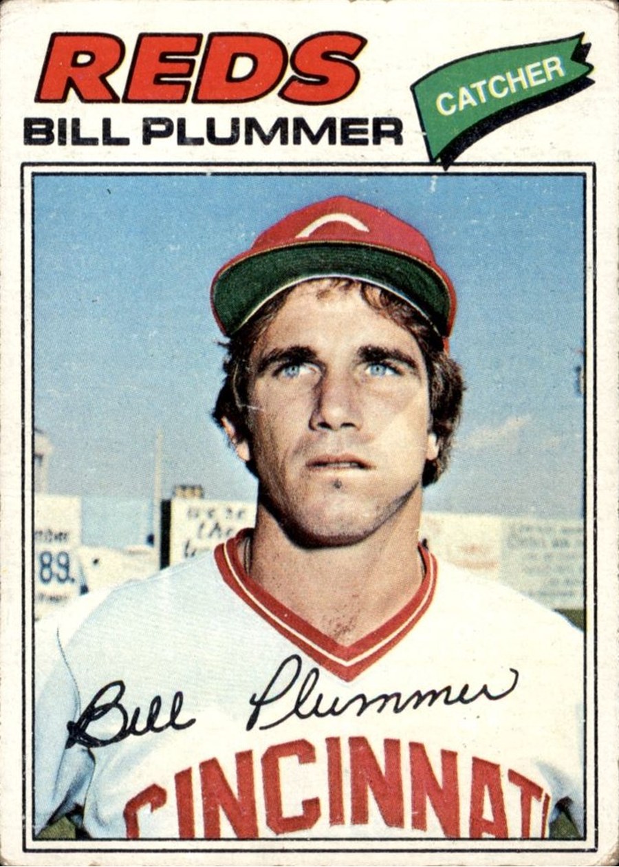 1977 Topps #239 Bill Plummer, Cincinnati Reds