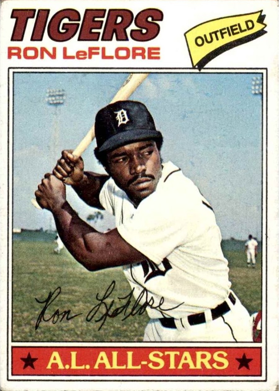 1977 Topps #240 Ron LeFlore, Detroit Tigers